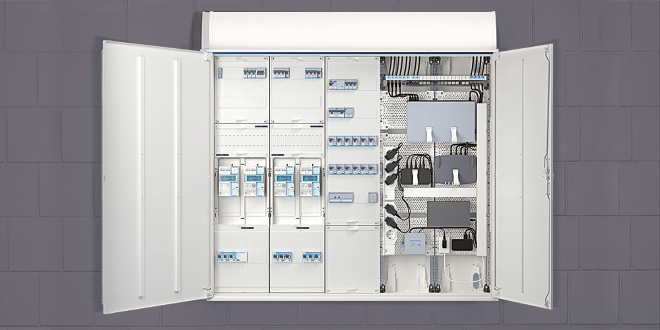 Technikzentrale bei Elektro Raab GmbH & Co.KG in Leutershausen