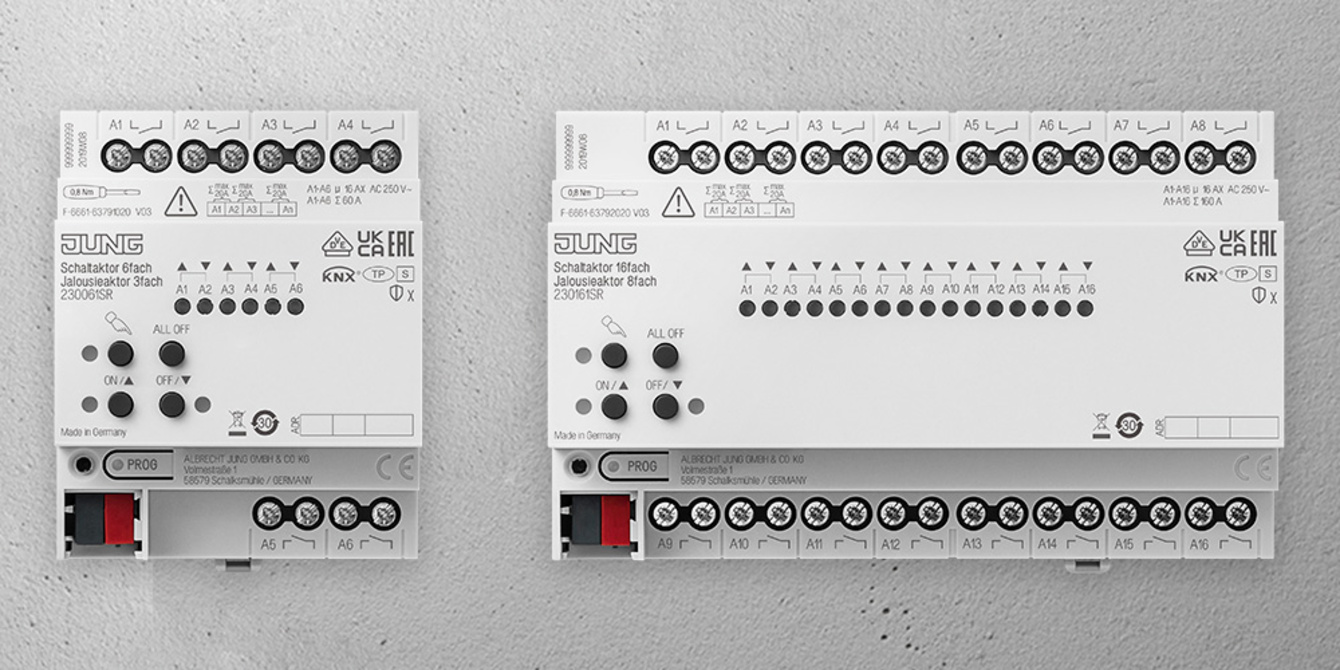 KNX Schalt- und Jalousieaktoren bei Elektro Raab GmbH & Co.KG in Leutershausen