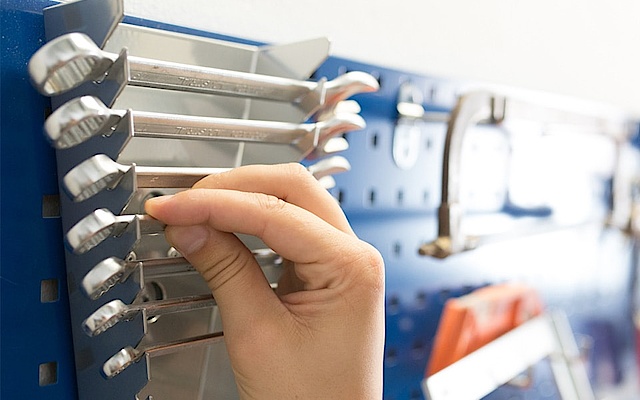 Werkstatt bei Elektro Raab GmbH & Co.KG in Leutershausen