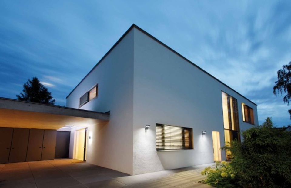 Aussenbeleuchtung bei Elektro Raab GmbH & Co.KG in Leutershausen