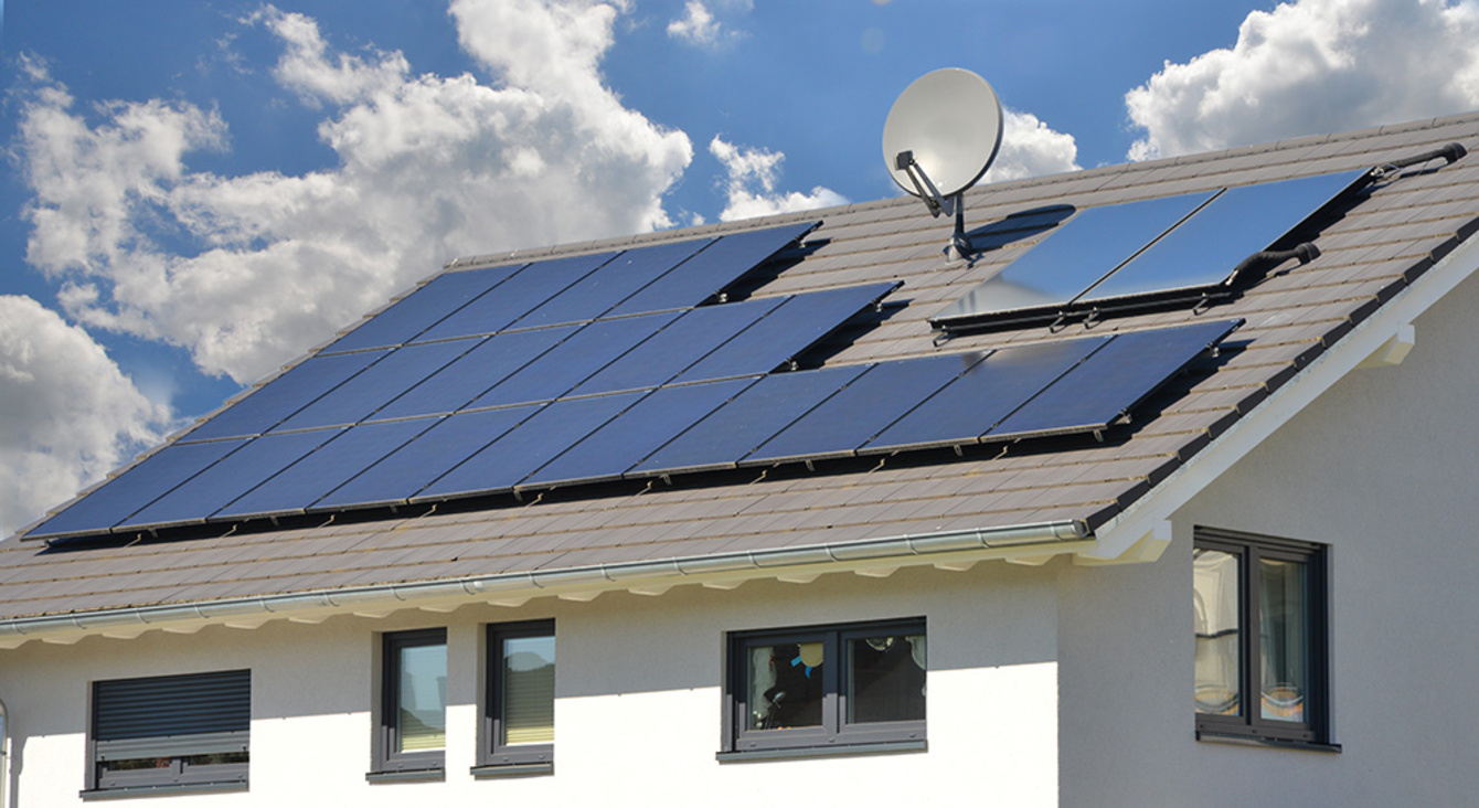Photovoltaik bei Elektro Raab GmbH & Co.KG in Leutershausen